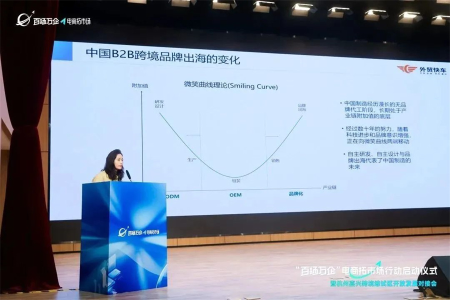 外貿(mào)快車(chē)參加“百場(chǎng)萬(wàn)企”電商拓市場(chǎng)行動(dòng)啟動(dòng)儀式暨杭州嘉興跨境電商綜試區(qū)開(kāi)放發(fā)展對(duì)接會(huì)